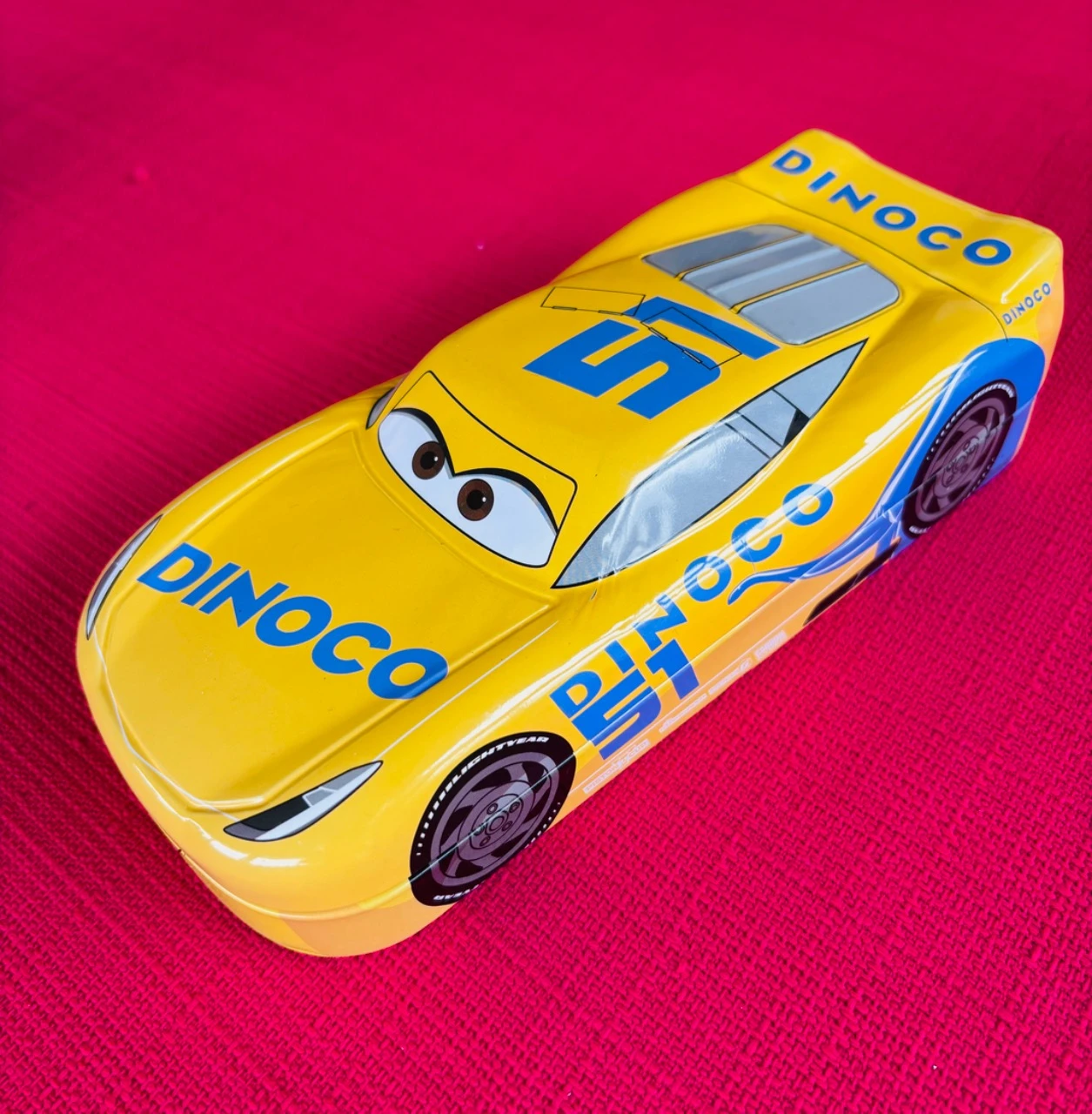 Boîte en métal, trousse Dinocco Cruz Ramirez Cars Disney Pixar